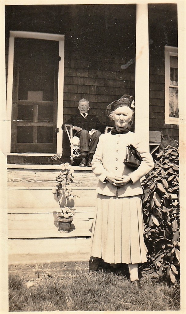 Joseph and Sophia Mirota by the front of their house in Readington Township, New Jersy.